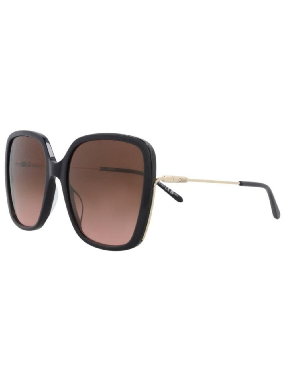 New Chloé Womens Square/Rectangle Blue Gold Red Fashion Designer Sunglasses